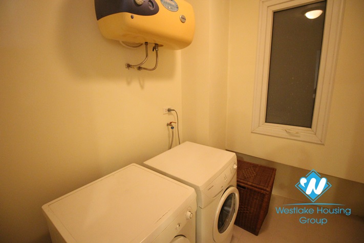 Spacious apartment with lake view for rent on Truc Bach, Ba Dinh, Hanoi